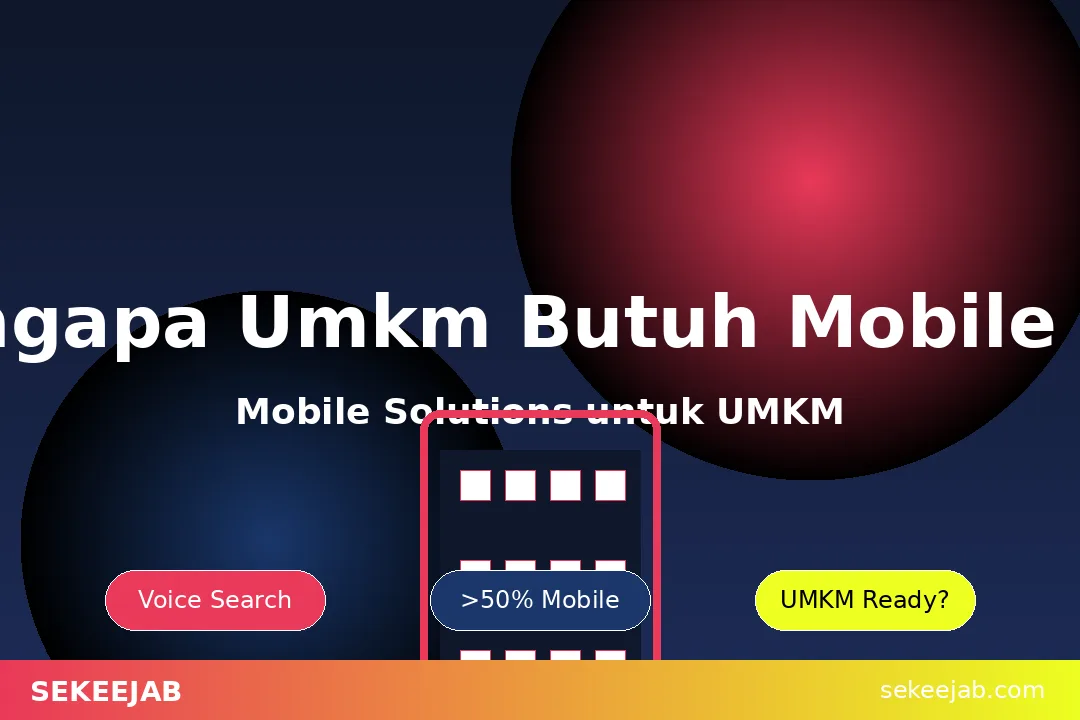 Mengapa UMKM Butuh Mobile App: Keuntungan dan Implementasi yang Praktis
