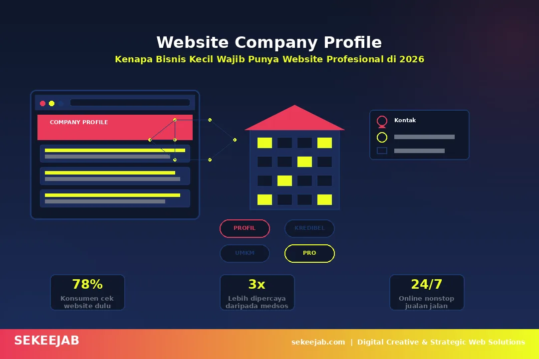 Website Company Profile untuk UMKM: Kenapa Bisnis Kecil Wajib Punya Website Profesional di 2026